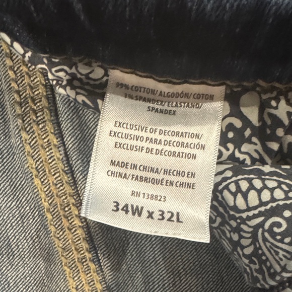 Men's Bootcut Jeans in Classic Blue (Read Details- Long Inseam) - Picture 2 of 6